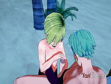 One Piece Yaoi - Zoro X Sanji Handjob And Blowjob In A Beach - Anime Manga Gay