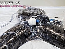 Dollified #two - A Vacuum-Sealed Latex Doll Getting Herself Off With A Magic Wand