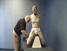 Blond Woman Tied Up