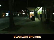 Black Gay Thug Goes Down To Suck White Dick In Laudry Shop