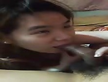 Asian Amateur Gives Oral