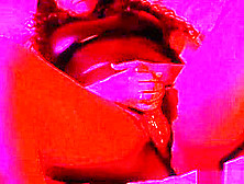 Fucking The Tightest Little Ebony Pussy Under Red Lights & Leather