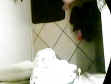 Spying On My Plump Busty Stepmom In The Bathroom