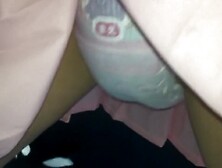 022 Pee In Diapers! I Wore A Skirt And Masturbated! 2