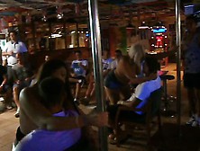 2 Drunk Girls Giving Lap Dances In Bar