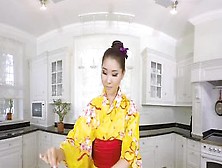 Sweet Asian Petite Katana Gets Her Smooth Tight Pussy Fucked In Vr Sex