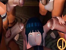 Hinata And Naruto Multi Clone Jutsu