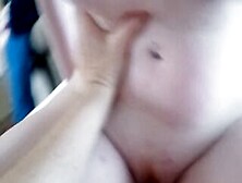 Pov: Step-Daughter With Long Bouncing Breasts Ride Daddy's Long Dick.  Squirt Then Jizzed!!!