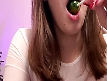 Naughty Glasses Girl Gives A Saliva-Drenched Blowjob And Pussy Licking