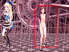 Mmd Virtual Youtubers And Evil Mirrors [By Ecchi. Iwara. Tv/users/とうか]