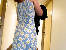 Sun Dress Strawberry Blonde Gets A Mouthful Of Meat While Husban Is Away