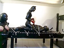 German Sex Slaves In Black Leather And Latex Get Punished A P1