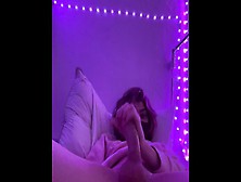 Sissy Femboy,  Plays With And Fingers Herself Until They Cum~!!!