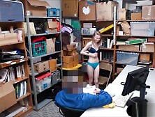 Virgin Blonde Shoplifter Teen 18+ Losing It To A Mall Cop