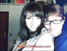 Teen Couple Plays On Webcam,  She Loves Riding Him