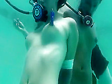 Casey Calvert And Drea Morgan Bound Duo Under Water