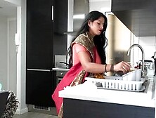 A Maid With A Big Ass Is Fucked By An Indian Stud