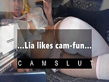 Sissy Lia The Lil' Cam Slut Really Needs You To Jerk Off Your Big Dicks While Watching This Bitch Fucking Her Ass