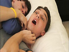 Jock Greg Gets Strangled On A Bed