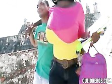 Tourist Fuck Ebony Girl In Cartagena