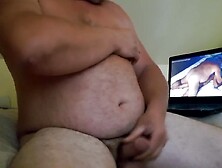 Hot Older Daddy Bear Mature Bull Fat Belly Round Big Bear Huge Dick Big Hot Niples Big Balls Older Mature Eat Cum
