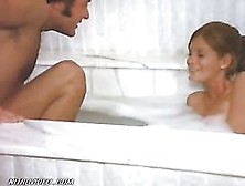 Lucky Guy Bathes Sexy Reagan Wilson