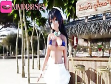 【Mmd R-Teens Sex Dance】Stay With Me Goddess Yummy Booty On The Beach Insane Temptation おいしいお尻 [Mmd]