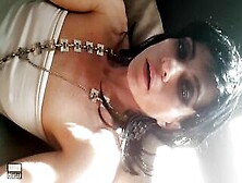 Lustful Cleo Smokes And Masturbates/spreads Her Cunt Into The Afternoon Sun