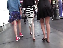 Candid Sexy Tight Ass In Amazing Slutty Skirt