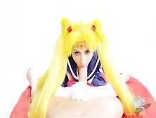 Sailor Moon Gets Her Twat Filled - Sailor Poon 3