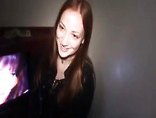 Teen Christine Blowing Total Strangers In A Seedy Tampa Gloryhole!