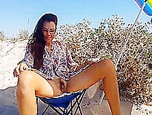 Hot Girl Sexy Show At Nudist Beach Camping Site 10 Min