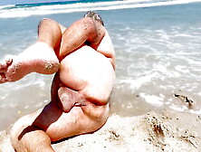 Retired Football Coach Shows Big Fat Feet And Bull Balls And Gets Naked In Key West On Vacation