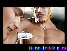 Huge Muscle Hentai Gay Hunks Group Gangbanged