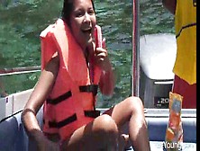 Chick Snorkeling In Thailand In Her Bikini