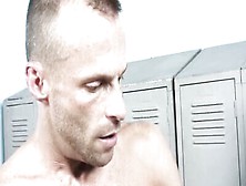 Athletic Dilfs Get Horny In The Locker Room And Relax With A Steamy Bareback Fucking