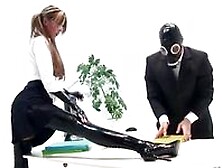 German Milf In Latex Gets Fucked By The Fetishist