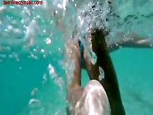 Gopro Hd Underwater Sex On Public Beach Part 1-Watch Part 2 On Teenlivecamsex. Com
