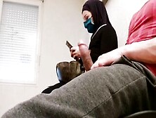 Pervert Doctor Slips A Concealed Camera Into His Waiting Room,  This Muslim Thot Will Be Caught Red-Handed With Empty French Ball