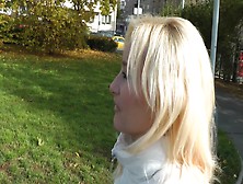 Blonde Slut Enjoys Anal Sex In The Outdoors