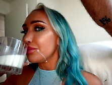 Cock-Hungry Girl Nina Kayy Shows Her Amazing Blowjob Skills