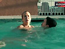 Lauren Weedman Hot Scene In Pool – Looking