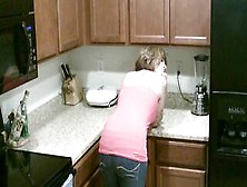 Misty Plays With Herself In The Kitchen
