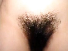 Asian Hairy Wet Pussy Fucked Deep In Close Up