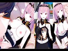 [Hentai Game Koikatsu! ]Have Sex With Big Tits Vtuber Mori Calliope. 3Dcg Erotic Anime Video.