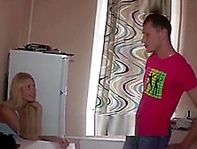 Hot Russian Blonde Gets Cozy
