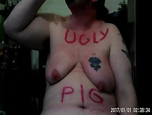 Ftm Transgender Dude Drinks His Own Piss And Cries In Humiliation Bdsm Fat Woman Meaty Pig Trans Fiance