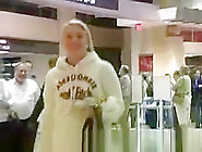 Teen Flashes In Airport