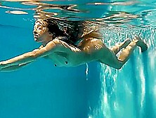 Perfect Body Blonde Teen 18+ Enjoys Naked Swimming