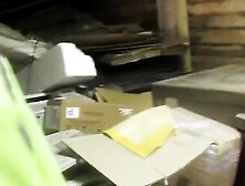 Kinky Ks Make A Cock Munching Train At A Warehouse